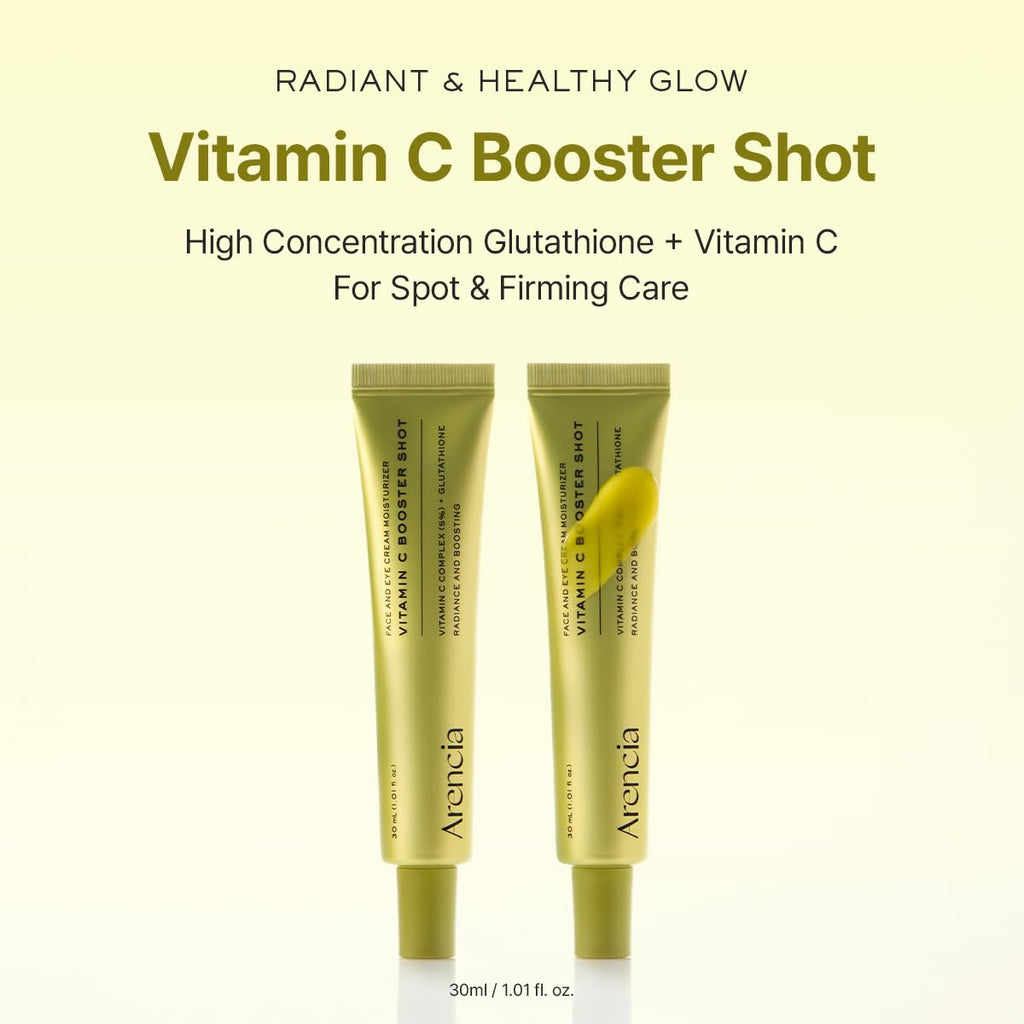 Arencia Vitamin C Booster Serum with Glutathione, Niacinamide, and Vitamin E 30mL | Korean Cosmetics | Skincare Serum | Improves Skin Tone and Radiance