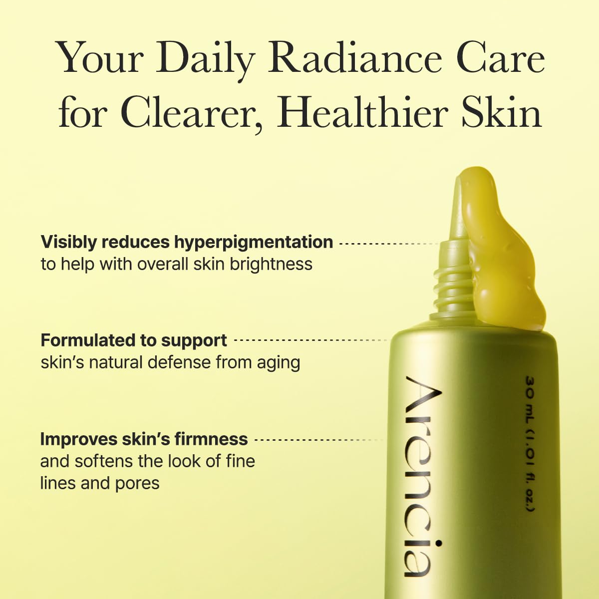 Arencia Vitamin C Booster Serum with Glutathione, Niacinamide, and Vitamin E 30mL | Korean Cosmetics | Skincare Serum | Improves Skin Tone and Radiance
