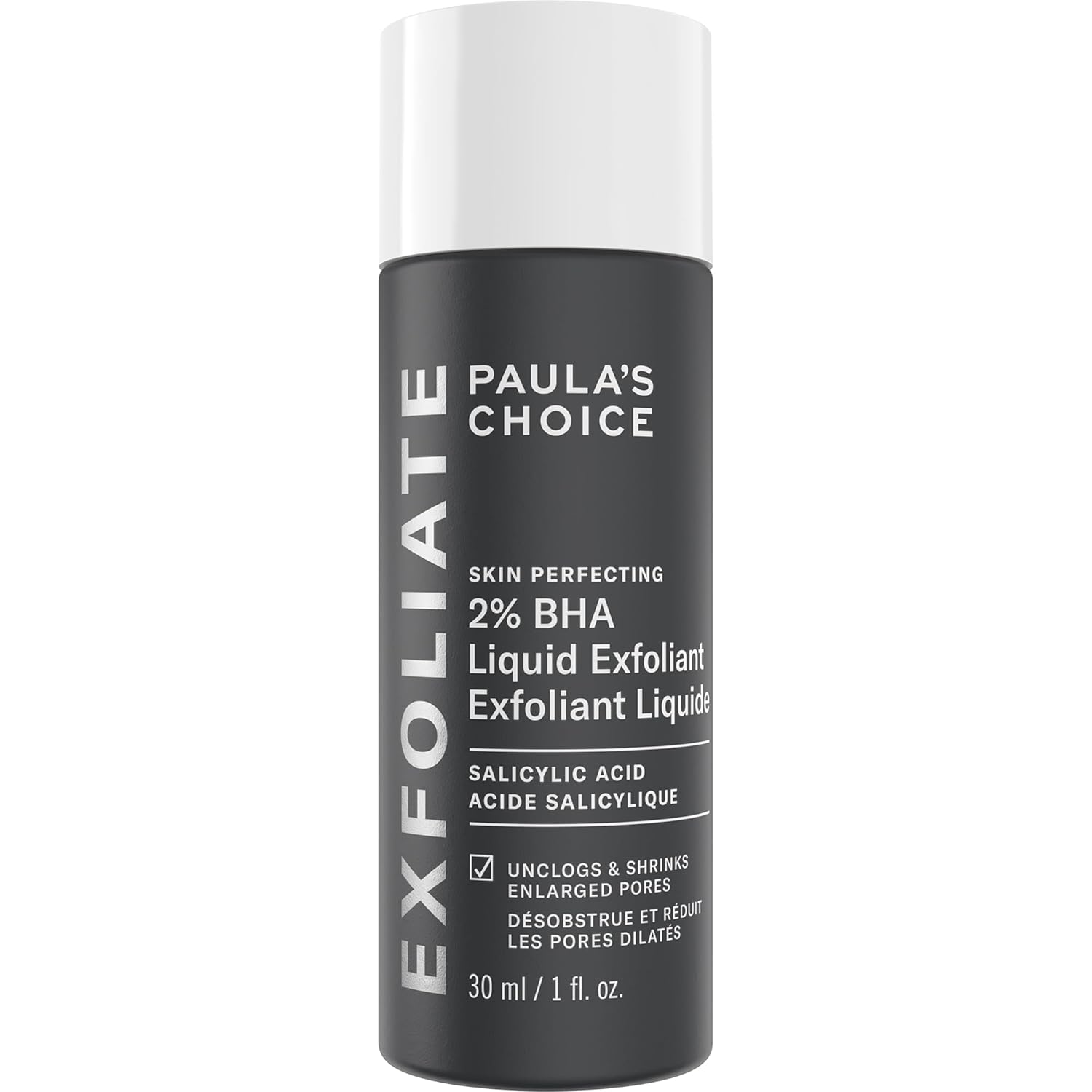 PAULA'S CHOICE SKIN PERFECTING 2% BHA Liquid Salicylic Acid Exfoliant-Facial Exfoliant for Blackheads, Enlarged Pores, Wrinkles, Fine Lines- 30 ml Bottle (Travel Size)