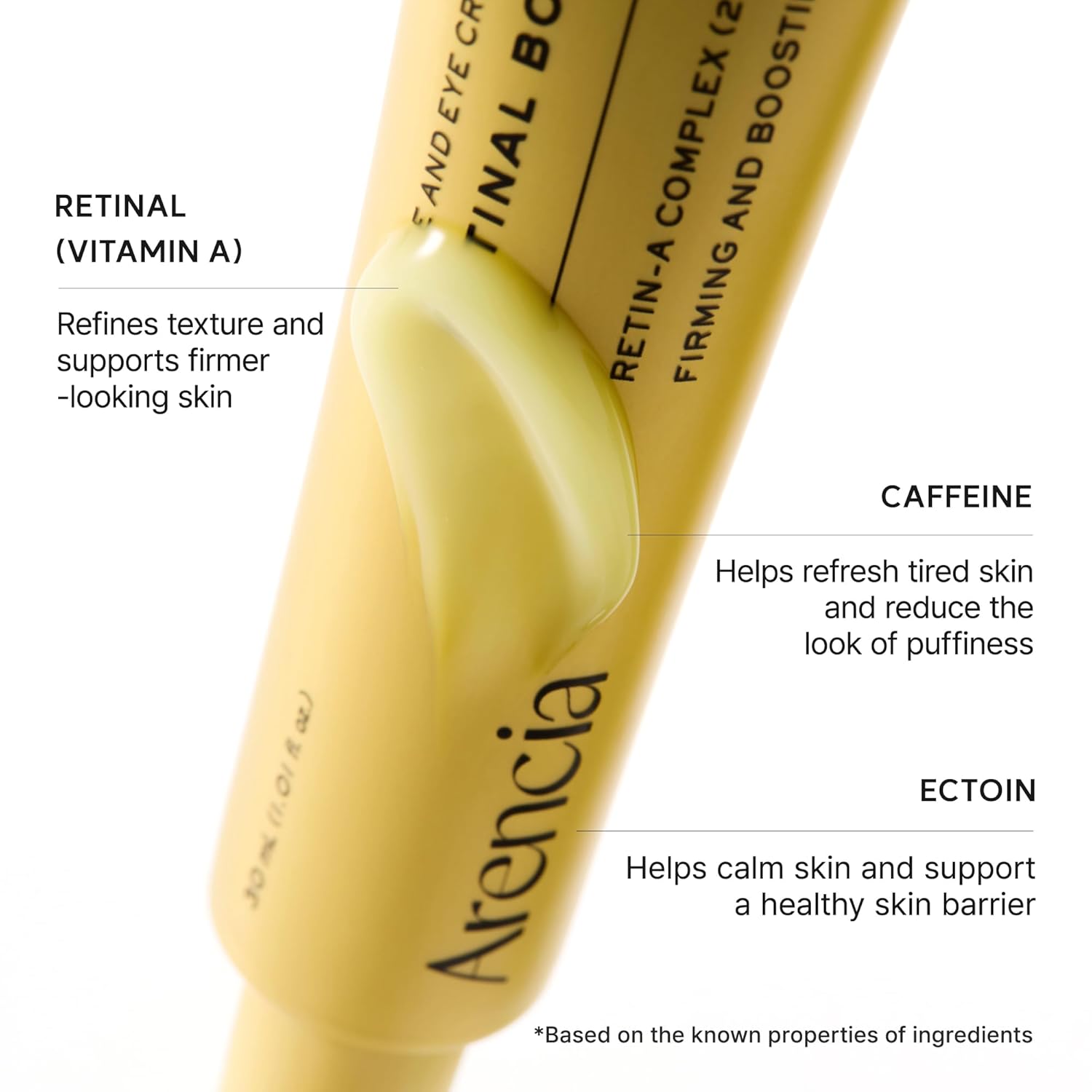 Arencia Retinal Booster Shot Face and Eye Serum with 2% Retinal & Caffeine For Pore Tightening & Firming (30ml)