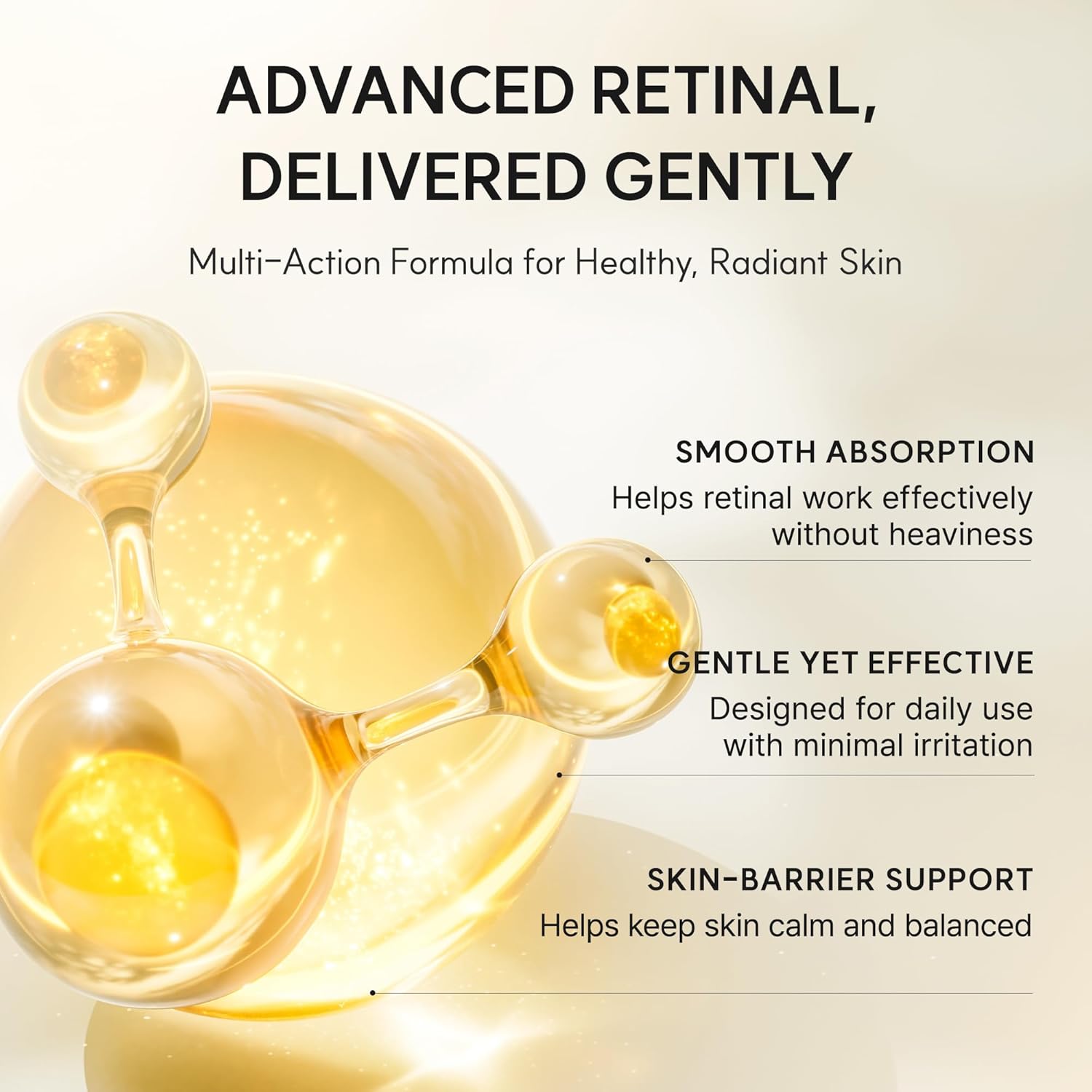 Arencia Retinal Booster Shot Face and Eye Serum with 2% Retinal & Caffeine For Pore Tightening & Firming (30ml)