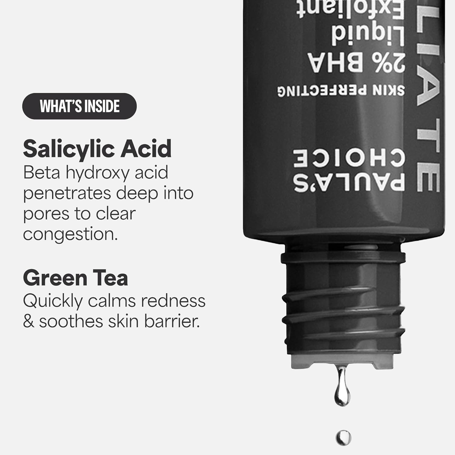 PAULA'S CHOICE SKIN PERFECTING 2% BHA Liquid Salicylic Acid Exfoliant-Facial Exfoliant for Blackheads, Enlarged Pores, Wrinkles, Fine Lines- 30 ml Bottle (Travel Size)