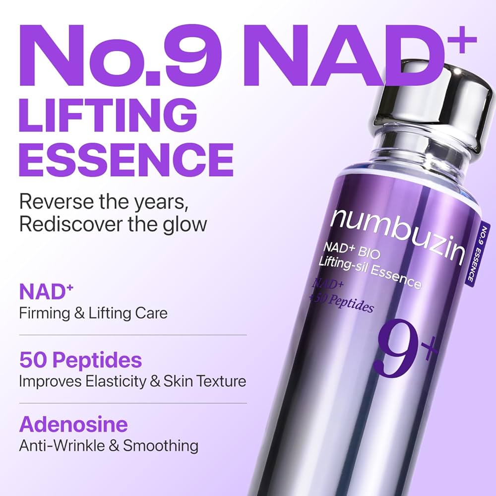 Numbuzin No.9+ Nad+ Bio Lifting-Sil Essence, Firming & Anti-Aging Serum (50ml)