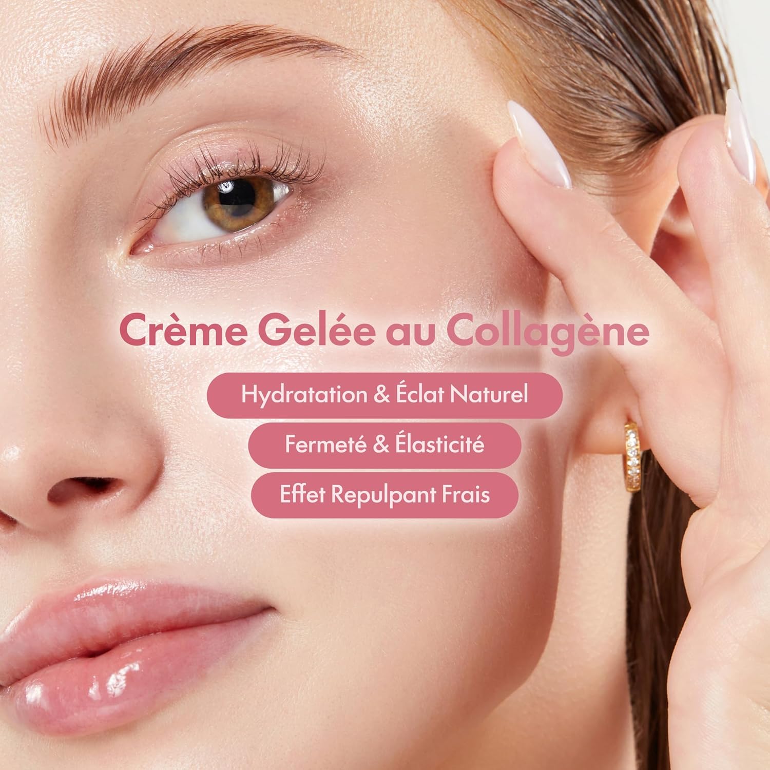 Medicube Collagen Jelly Cream- Niacinamide & Freeze-Dried Hydrolyzed Collagen - Boosts skin's barrier hydration and gives 24h Glow & Lifted Look - No artificial color, Korean skincare (3.71 fl.oz.)