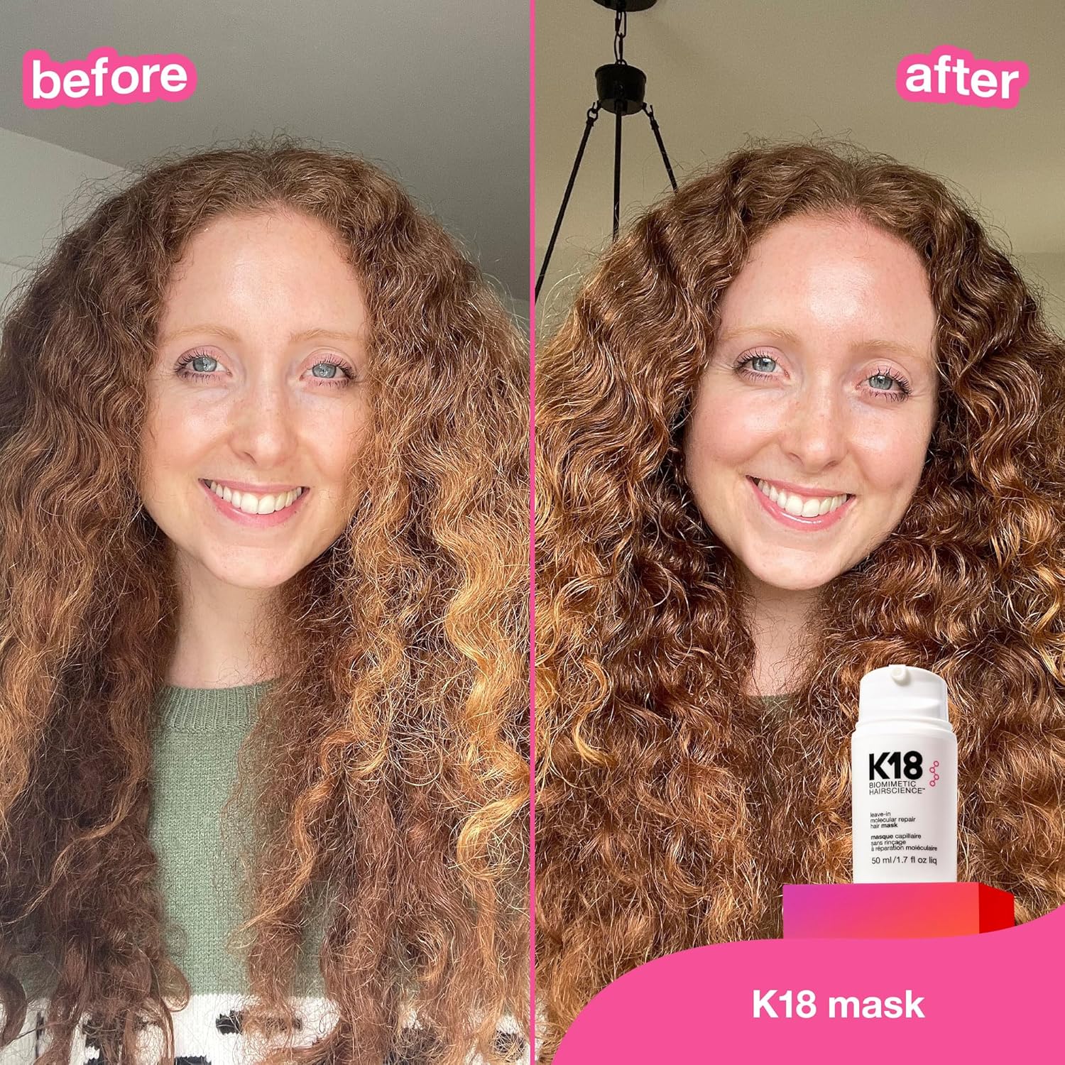K18 Leave-In Molecular Repair Hair Mask (15 ml)