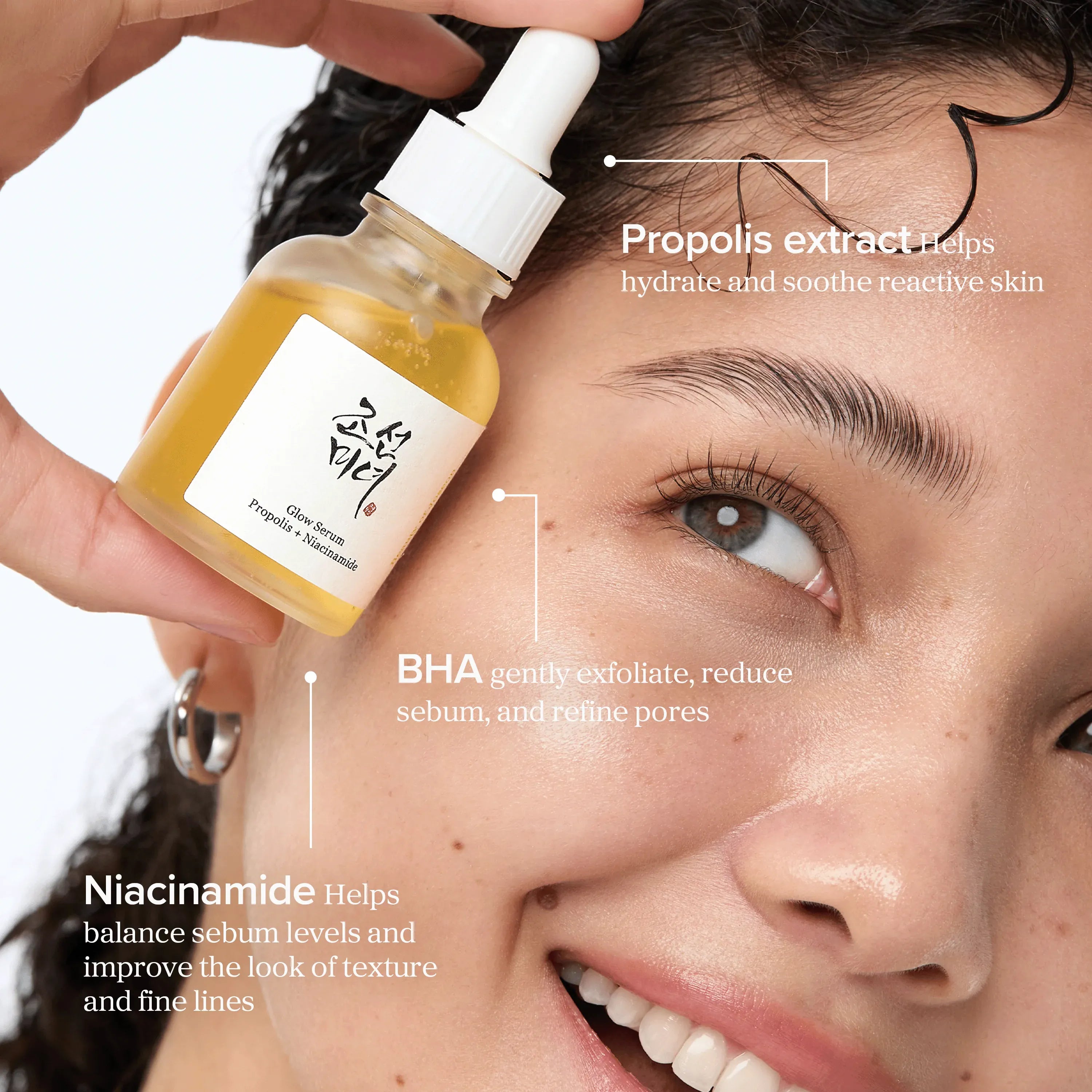 Beauty of Joseon Glow Serum Propolis + Niacinamide, Korean Serum for Acne-Prone Skin (30 ml)